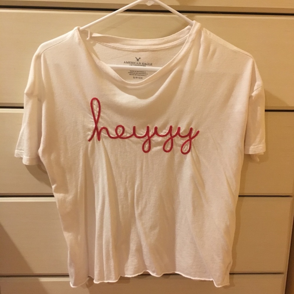 American Eagle classic white shirt